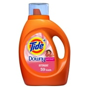 Tide Plus Downy April Fresh, 59 Loads Liquid Laundry Detergent, 92 fl oz