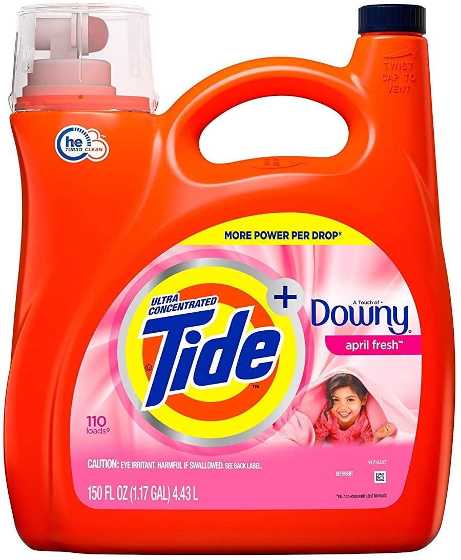Tide® HE Plus Downy April Fresh™ Liquid Laundry Detergent, 115 fl oz -  Fry's Food Stores