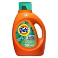 thumbnail image 1 of Tide Plus Febreze Freshness Liquid Laundry Detergent, Botanical Rain, 92 fl oz, 59 loads, 1 of 7