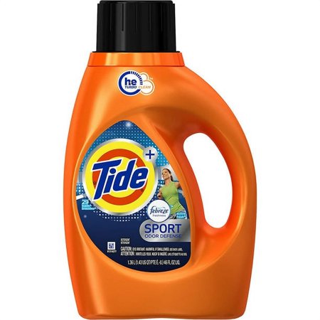 Tide Plus Febreze Freshness Sport High Efficiency Liquid Laundry Detergent - 46 Oz - Active Fresh
