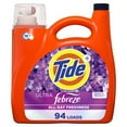 thumbnail image 1 of Tide Ultra Febreze Liquid Laundry Detergent, Spring & Renewal Scent, 132 fl oz, 94 Loads, 1 of 11