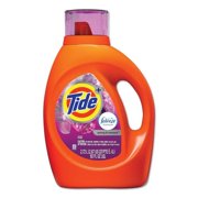 Tide Plus Febreze Liquid Laundry Detergent, Spring and Renewal, 92 oz Bottle, Each