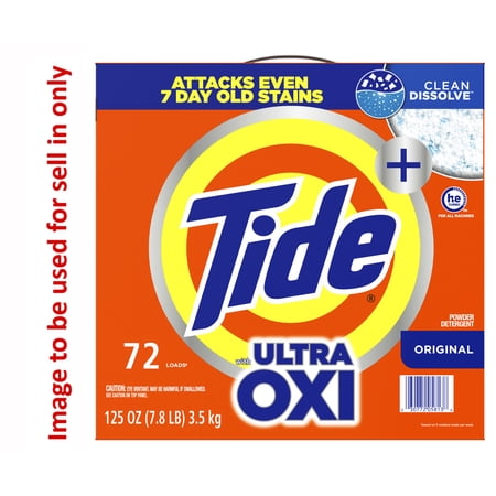 Tide Plus Ultra Oxi Powder Laundry Detergent, 73 loads, 127 oz