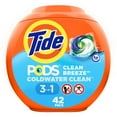 thumbnail image 1 of Tide Pods Clean Breeze, 42 Ct Laundry Detergent Pacs, 1 of 13