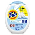 thumbnail image 1 of Tide Pods Free & Gentle, 96 Ct Laundry Detergent Pacs, 1 of 11