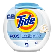 Tide PODS HE Laundry Detergent - Free & Gentle - 76 ct
