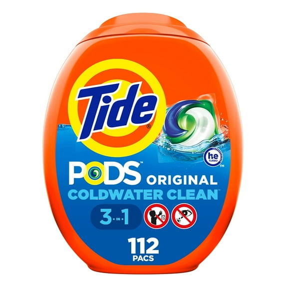 Tide Pods Laundry Detergent Original Scent (Pack of 12)