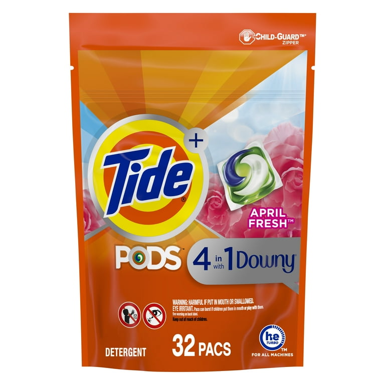 日本未発売 Tide ジェルボール pods 4in1 Downy Tide Power PODS with Downy Soft Boosters Laundry Detergent