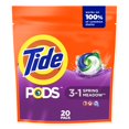 thumbnail image 1 of Tide Pods Liquid Laundry Detergent Pacs, Spring Meadow Scent, 20 Count, 1 of 3