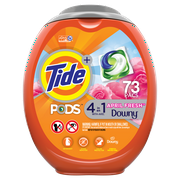 Tide Pods Plus Downy April Fresh, 73 Ct Laundry Detergent Pacs