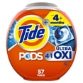 thumbnail image 1 of Tide PODS Laundry Detergent Soap Pacs, Ultra OXI, 57 Count, 1 of 11