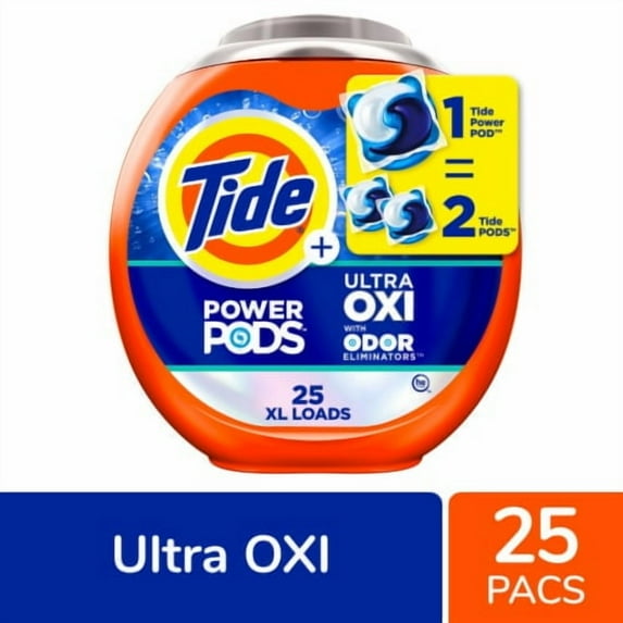 Tide Pods With Ultra Oxi & Odor Eliminators Original Scent Laundry Detergent Pods