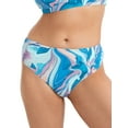 thumbnail image 1 of Tide Pool Ruched High-Waist Bikini Bottom Swimsuit, 1 of 3