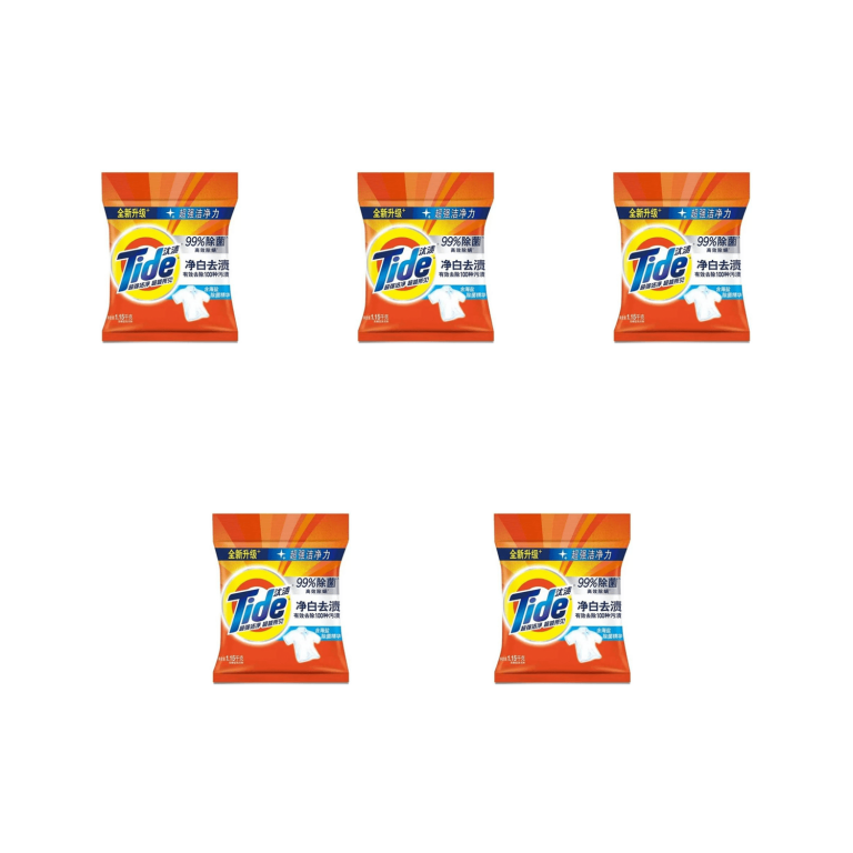 Tide Powder Laundry Detergent, Original Scent, ( 5 X 2.54 lb) 5