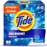 Tide Laundry Detergent Plus Ultra Oxi Powder, 73 Loads, 114 oz