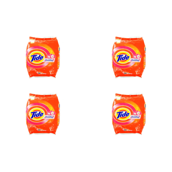 Tide Powder w/ Downy Laundry Detergent Powder 1.10 lb Each (4 Pack)