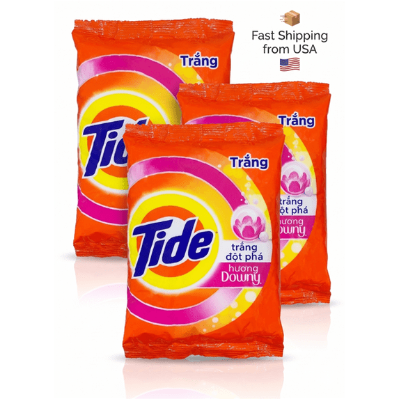 Tide Powder with Downy Laundry Detergent, 350g (3 Pack) – Fresh Scent Clothes Washing Powder, Multi-Pack Value Set