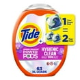 thumbnail image 1 of Tide Power PODS Hygienic Clean Laundry Detergent Packs, Spring Meadow Scent, 63 Count, 1 of 7