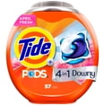 thumbnail image 1 of Tide PODS Laundry Detergent Pacs with a Touch of Downy Freshness, 3X Cleaning Power, 57 Count, 1 of 13