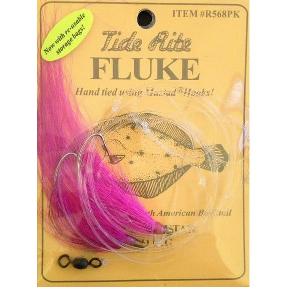 Tide Rite Double Bucktail Hi-Lo Rig, Pink