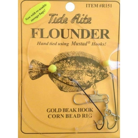 Tide Rite Gold Beak Hooks w/Corn Beads