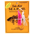 thumbnail image 1 of Tide Rite Sea Bass 2-Drop Beaded Hi-Lo Rig Baitholder Hooks, Pink/White, 1 of 1