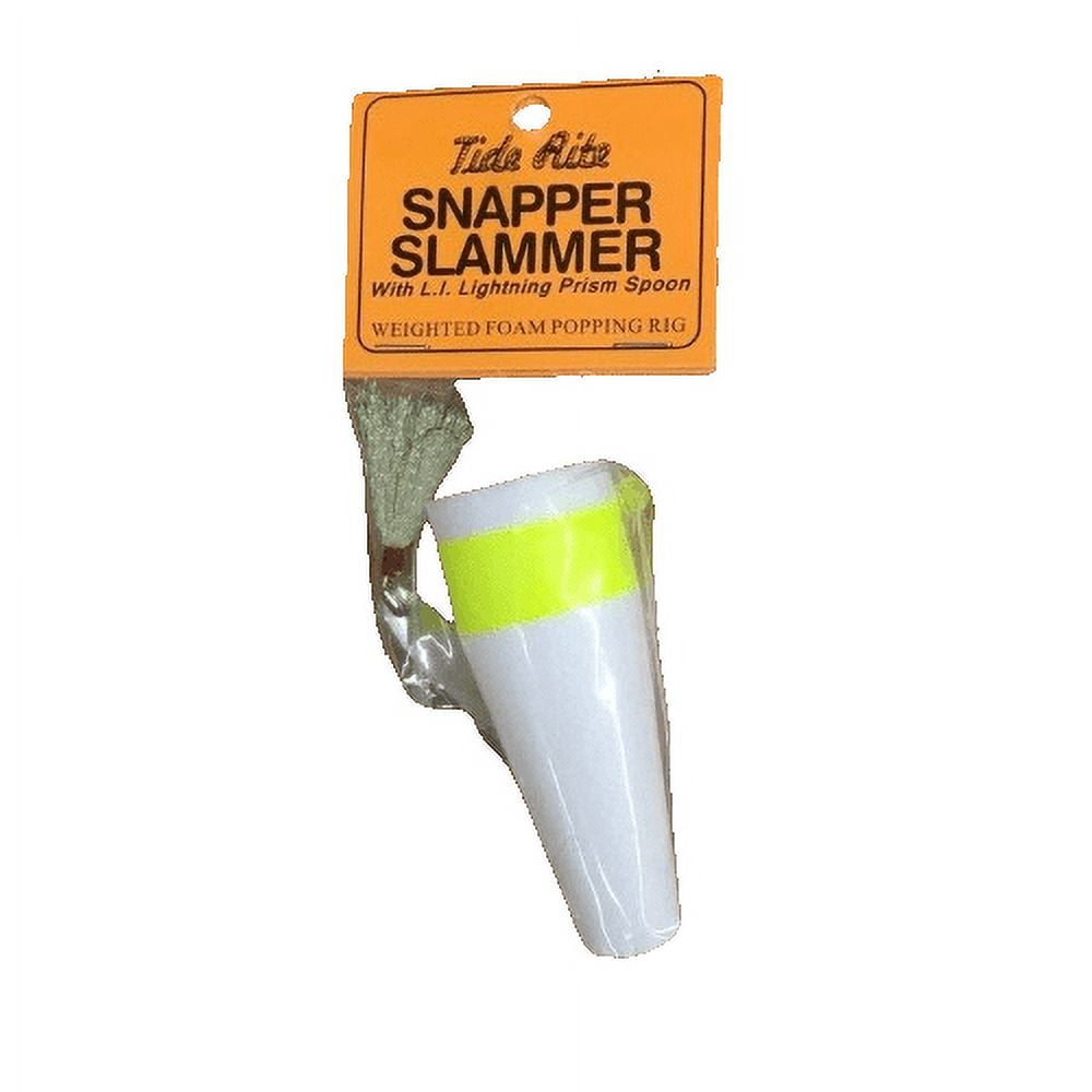 Tide Rite Weighted Foam Snapper Popper with “Snapper Zapper” Prisim