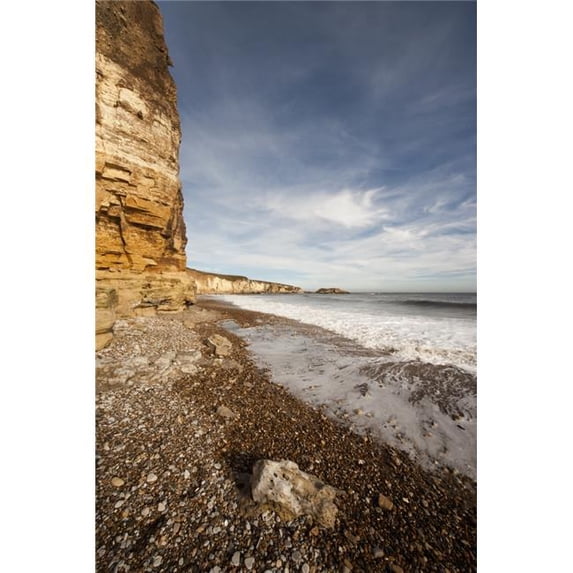 Tide Rushing On to The Shore - South Shields - Tyne & Wear - England Poster Print - 24 x 38 - Large