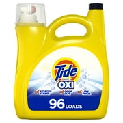 Tide Simply + Oxi Liquid Laundry Detergent, Refreshing Breeze, 96 loads, 150 Fl Oz