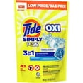 thumbnail image 1 of Tide Simply PODS +Oxi Liquid Laundry Detergent Pacs, Refreshing Breeze, 43 Pac Capsules,24 Ounces, 1 of 4