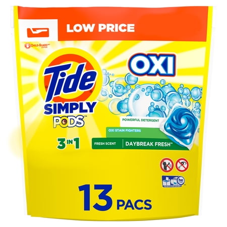 Tide Simply Pods Daybreak Fresh, 13 Ct Laundry Detergent Pacs