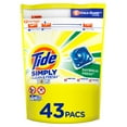 thumbnail image 1 of Tide Simply Pods Daybreak Fresh, 43 Ct Laundry Detergent Pacs, 1 of 9