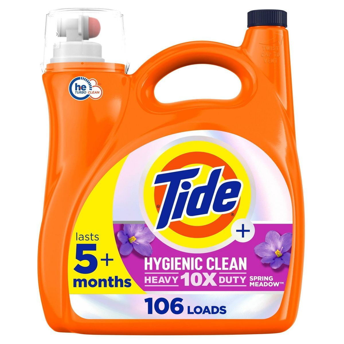 Tide Spring Meadow Hygienic Clean High Efficiency Heavy Duty Laundry