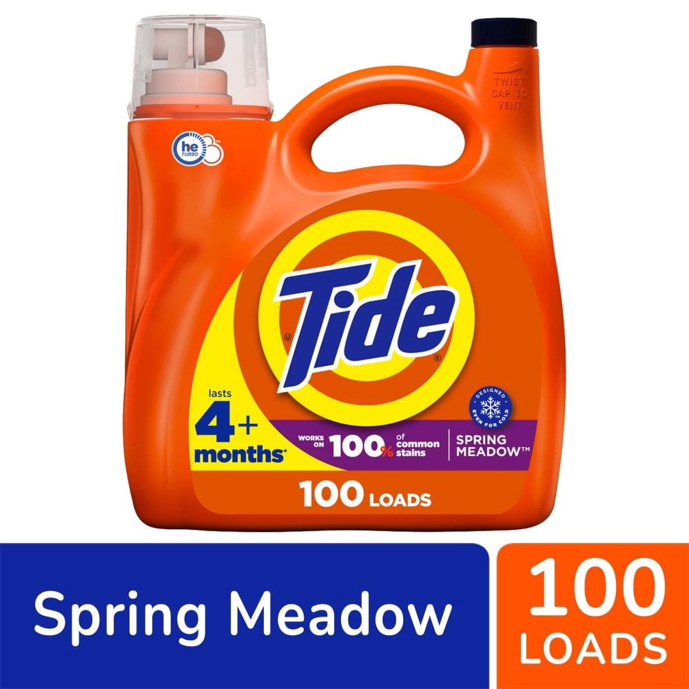 Tide Spring Meadow Liquid Laundry Detergent 132 fl oz - Pack of 3