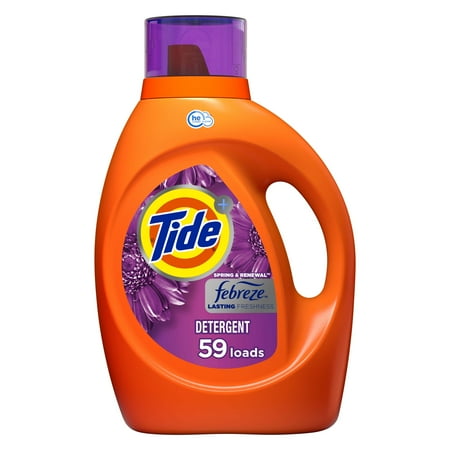 product image of Tide Spring & Renewal HE, 59 Loads Liquid Laundry Detergent, 92 fl oz