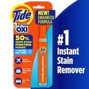 Tide To Go Instant Laundry Stain Remover Pen and Spot Cleaner, Travel and Pocket Size Stain Stick, 0.33 fl oz