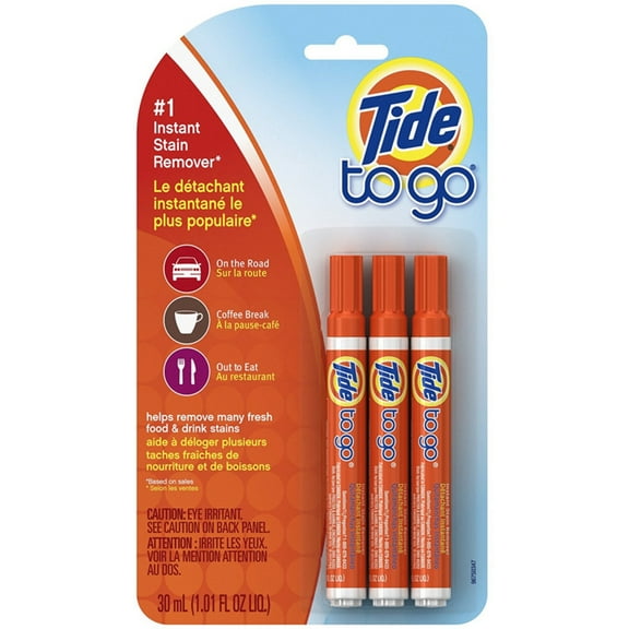 Tide To Go Instant Stain Remover, 3 Count