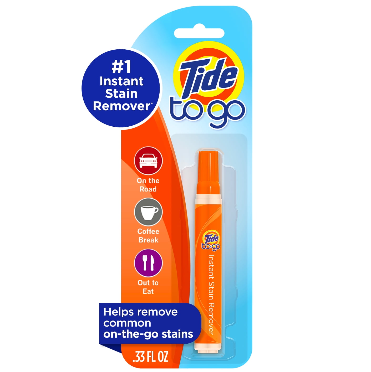 Tide To Go Instant Stain Remover Pen and Laundry Spot Cleaner, Travel