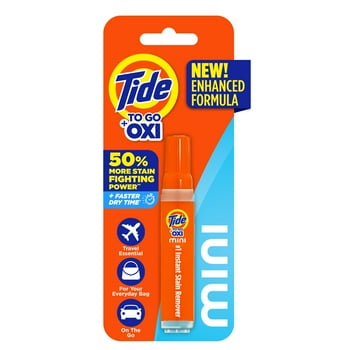 Tide To Go Mini Instant Laundry Stain Remover Pen and Spot Cleaner, Travel Size Stain Stick, 0.11 fl oz