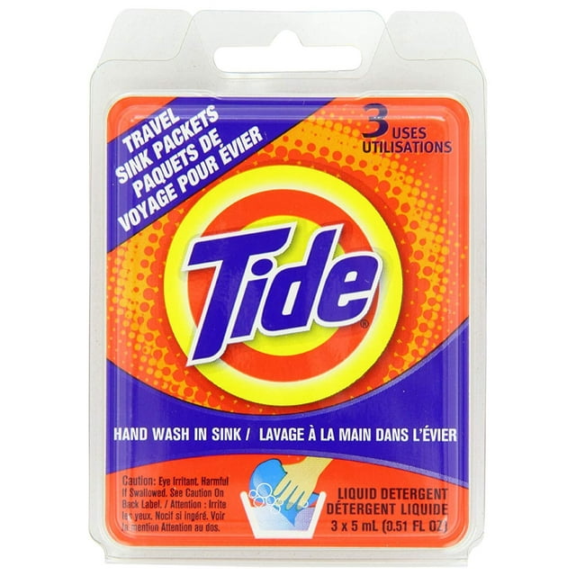 Tide Travel Sink Packets, 3-Count - Walmart.com