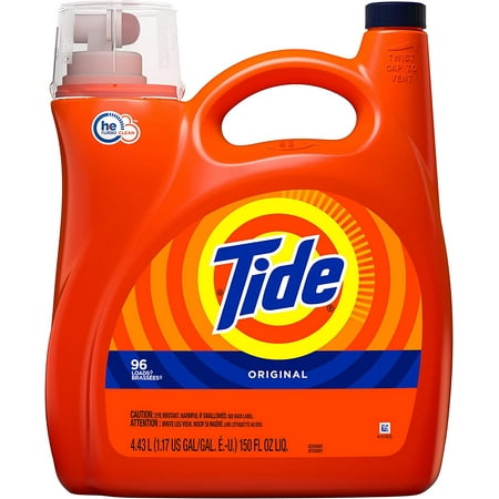 Tide Ultra Concentrated Liquid Laundry Detergent, Original, 96 Loads 150 Fl Oz