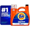thumbnail image 1 of Tide Ultra OXI with Odor Eliminators Liquid Laundry Detergent, 74 Loads, 105 fl oz, 1 of 10