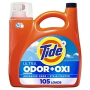 Tide Ultra Odor Defense Plus Oxi Liquid Laundry Detergent, 117 fl oz, 83 loads