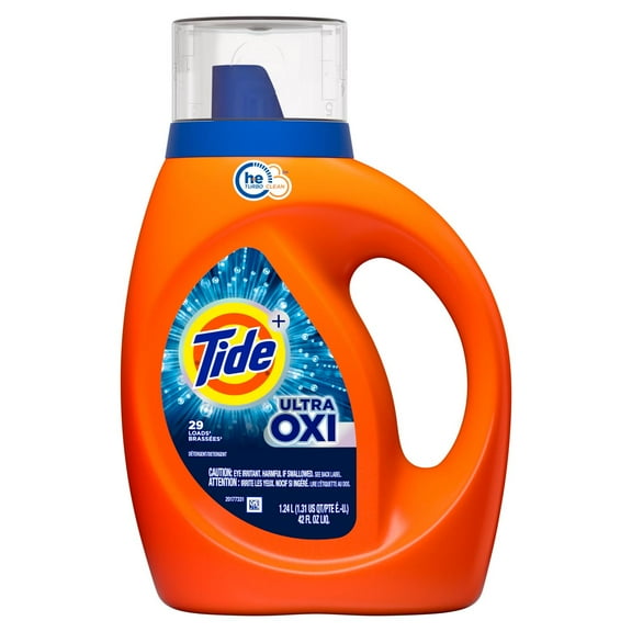 Tide + Ultra OxiHE Turbo Clean Liquid Laundry Detergent, 29 Loads - 42 oz- Pack of 2
