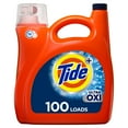 thumbnail image 1 of Tide Ultra Oxi Liquid Laundry Detergent, 100 loads, 154 fl oz, 1 of 9