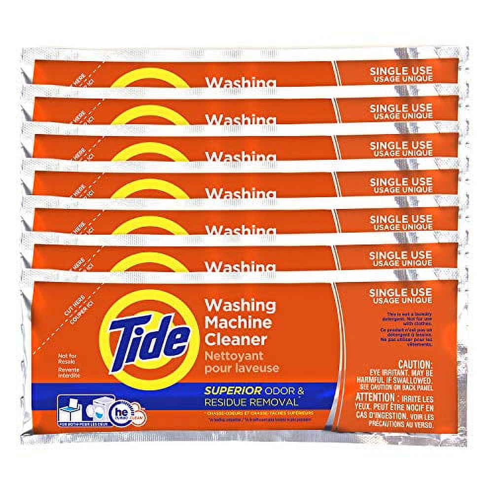 Tide Washing Machine Cleaner, 7count Single Use Washing Machine