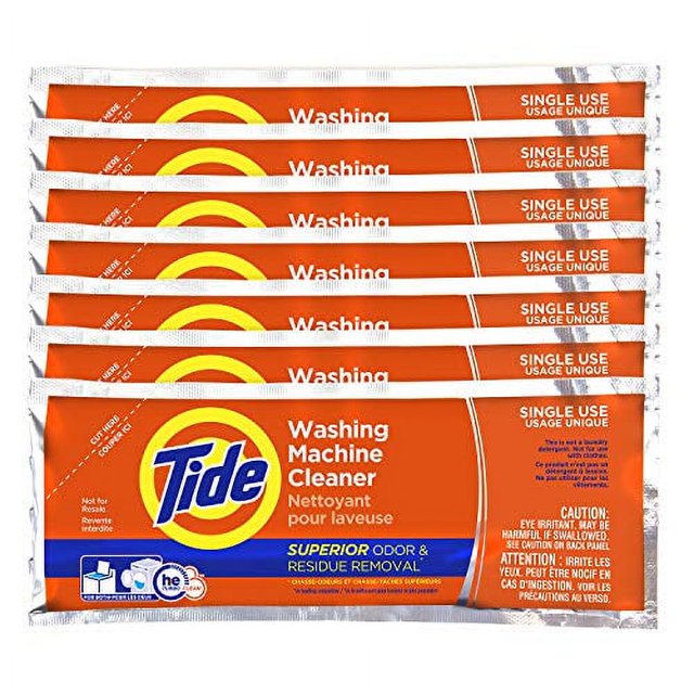 Tide Washing Machine Cleaner, 7count Single Use Washing Machine