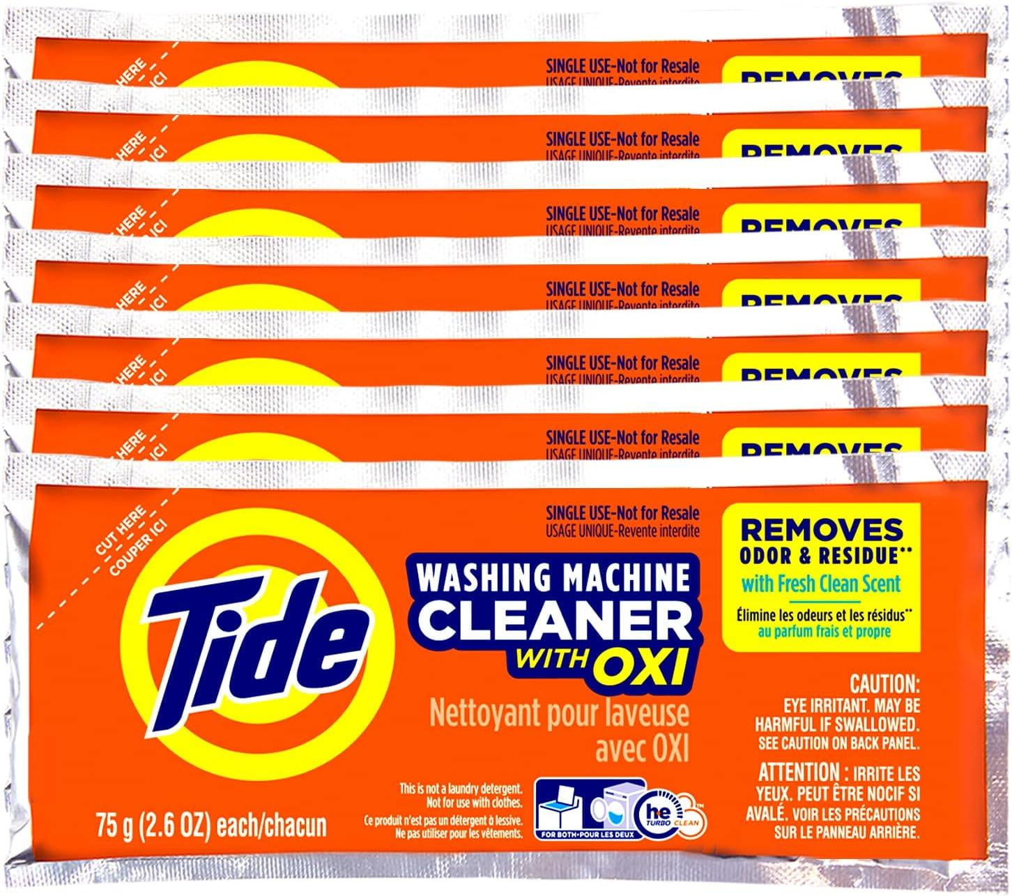 Tide Washing Machine Cleaner, Washer Machine Cleaner with Oxi for Front