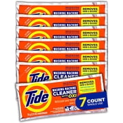 Tide Washing Machine Cleaner, Washer Machine Cleaner with Oxi for Front and Top Loader Washer Machines, Deep Cleaning Odor Eliminator, 7 Month Supply