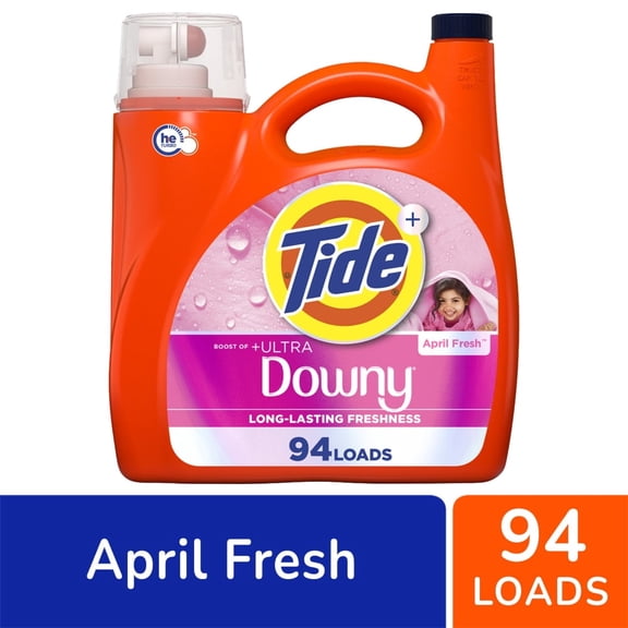 Tide With Downy April Fresh Liquid Laundry Detergent - 132 fl oz